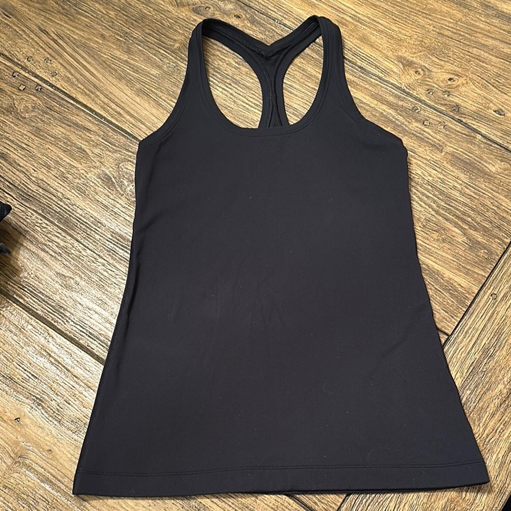 Black Racerback Tank Top